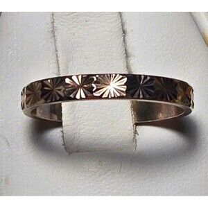 Milor Italy Vintage sterling silver ring sz 8